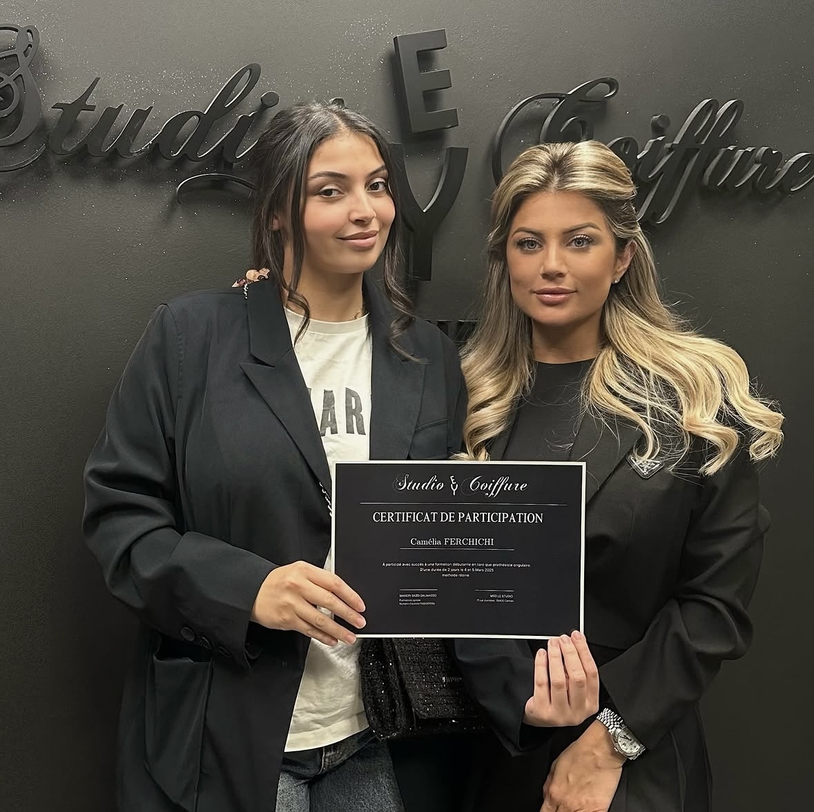 Élève certifiée — Studio Coiffure Cannes #1