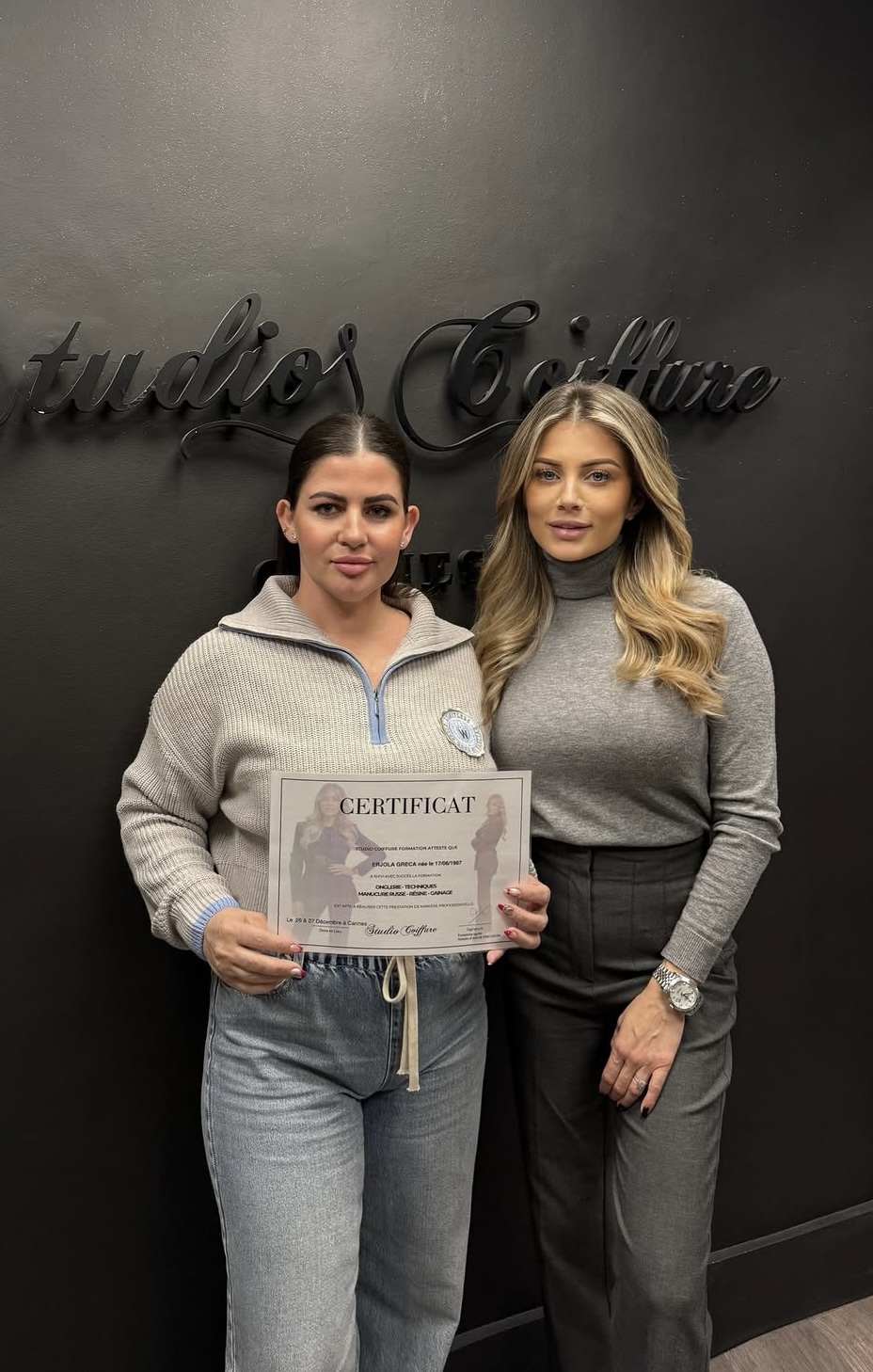 Élève certifiée — Studio Coiffure Cannes #2